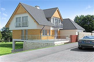 Projekt domu LK&615