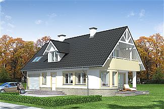 Projekt domu LK&643