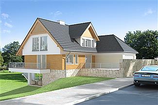 Projekt domu LK&185