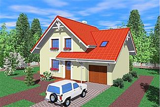 Projekt domu Led