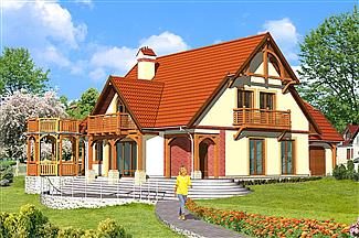 Projekt domu LK&173