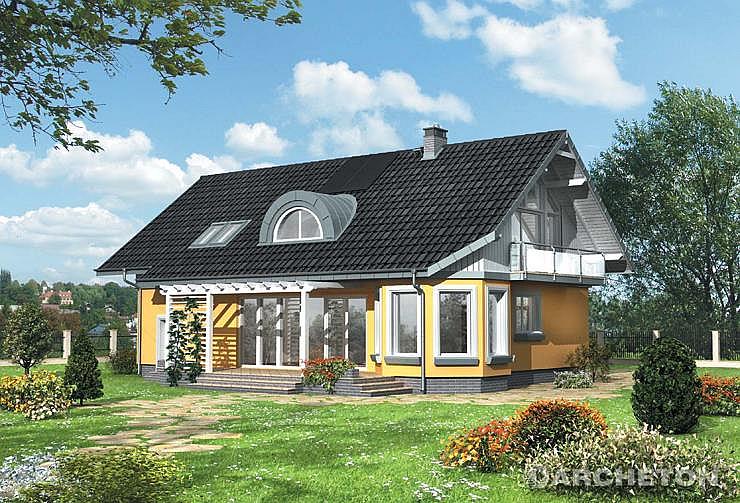Projekt domu Turmalin Mobil - murowana - beton komórkowy