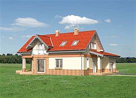 Tukan Midi - murowana - beton komórkowy elewacja