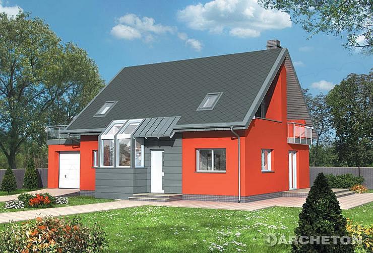 Projekt domu Melba - murowana – beton komórkowy