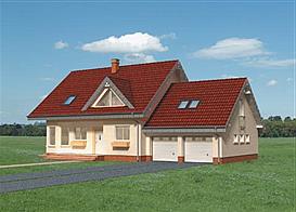 Maja Rex G2 - murowana – beton komórkowy elewacja
