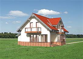 Zenek - murowana - beton komórkowy elewacja
