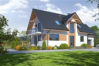 Projekt domu Jaworze 35