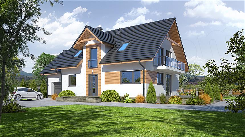 Projekt domu Jaworze 35