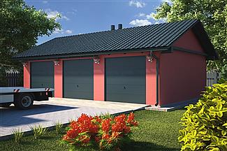 Projekt domu G32 - Budynek garażowy