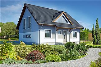 Projekt domu Darmstadt Pasywny 2 LDP02