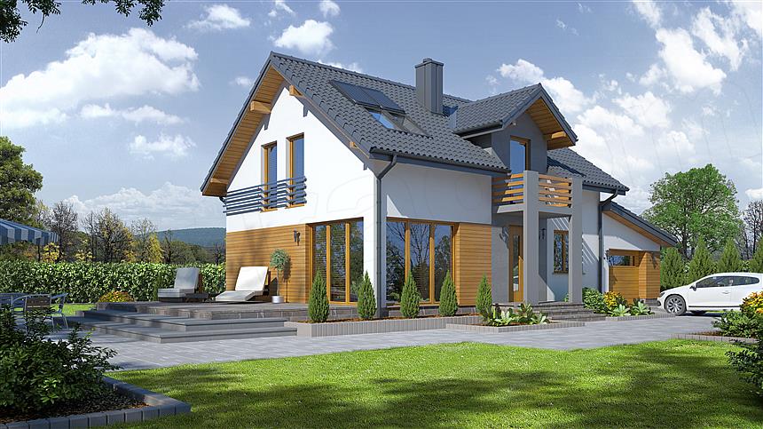 Projekt domu Dziekanowice 32tb