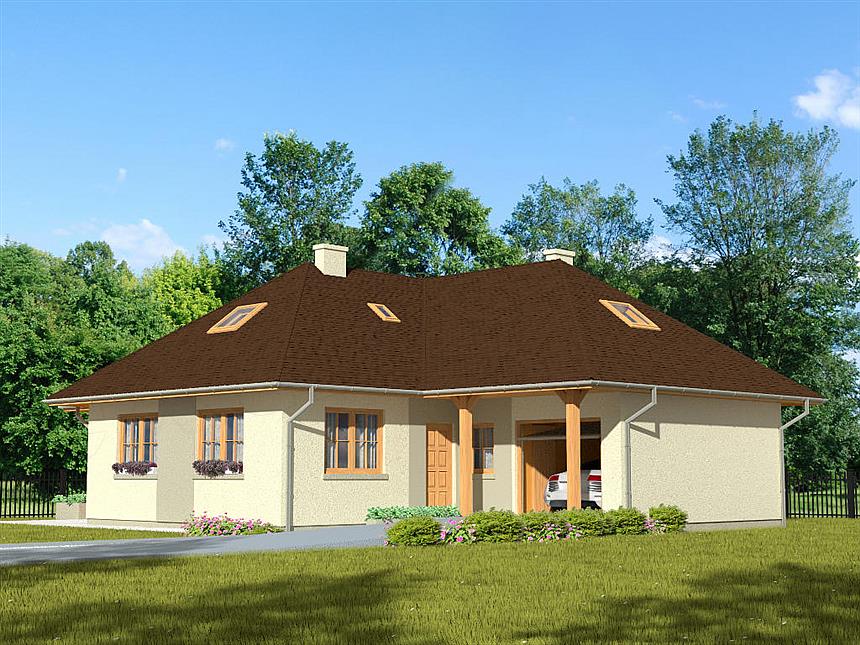 Projekt domu Domek Świerkowy (008 GW)