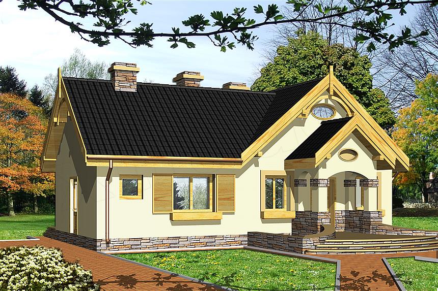 Projekt domu Hania bez garażu [B]