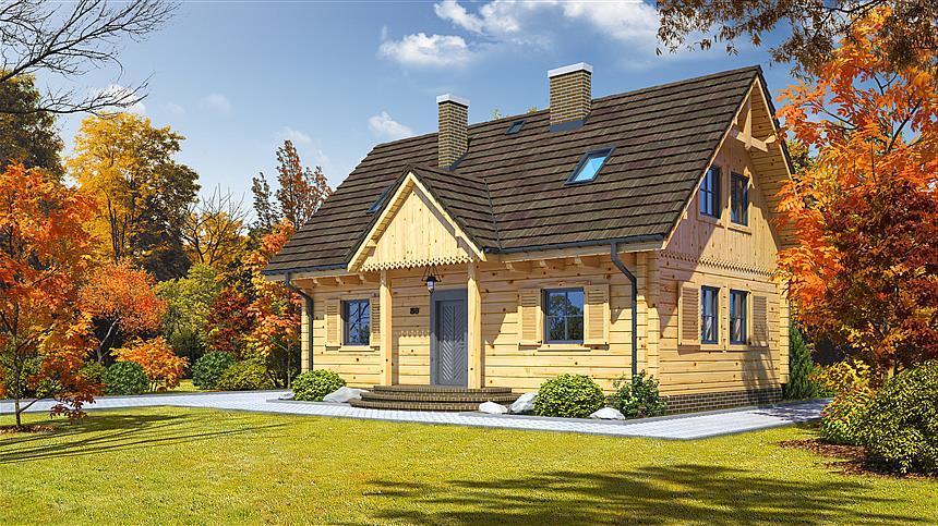 Projekt domu Hoczew średnia 5dw