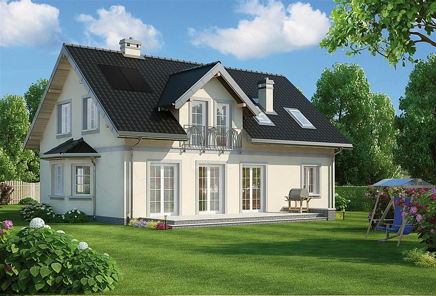 Projekt domu Gala Eko - murowana – silikaty