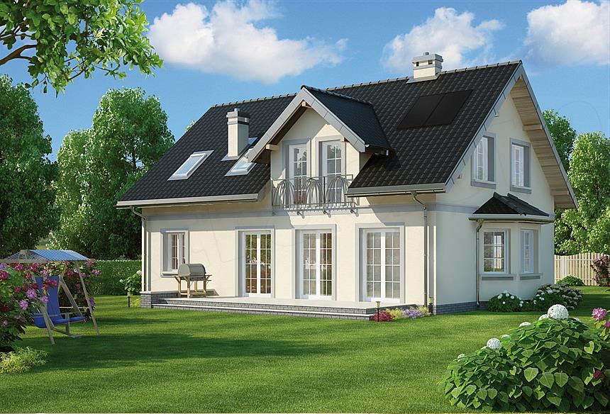 Projekt domu Gala Eko - murowana – silikaty