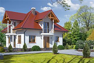 Projekt domu Borków mały 3