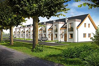 Projekt domu Emilia - segment lewy