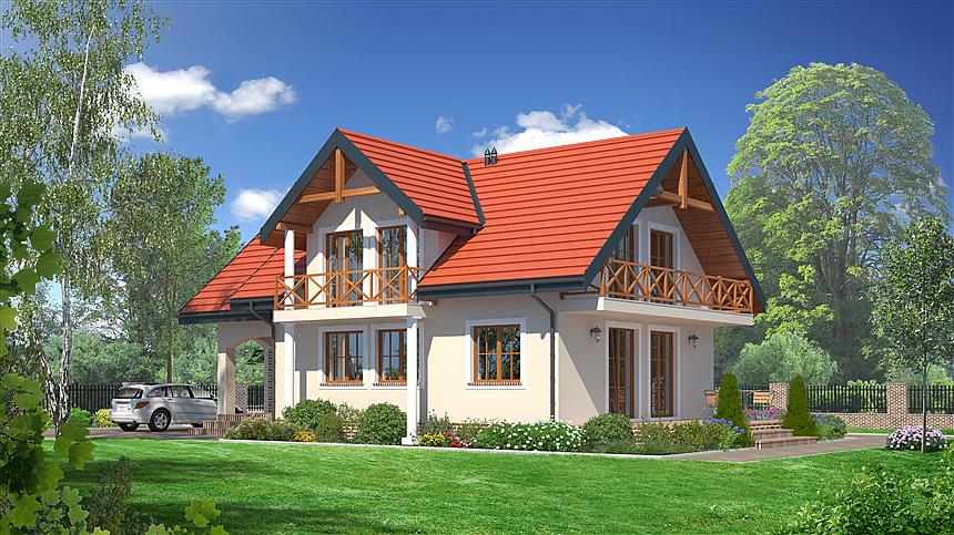 Projekt domu Oleśnica plus