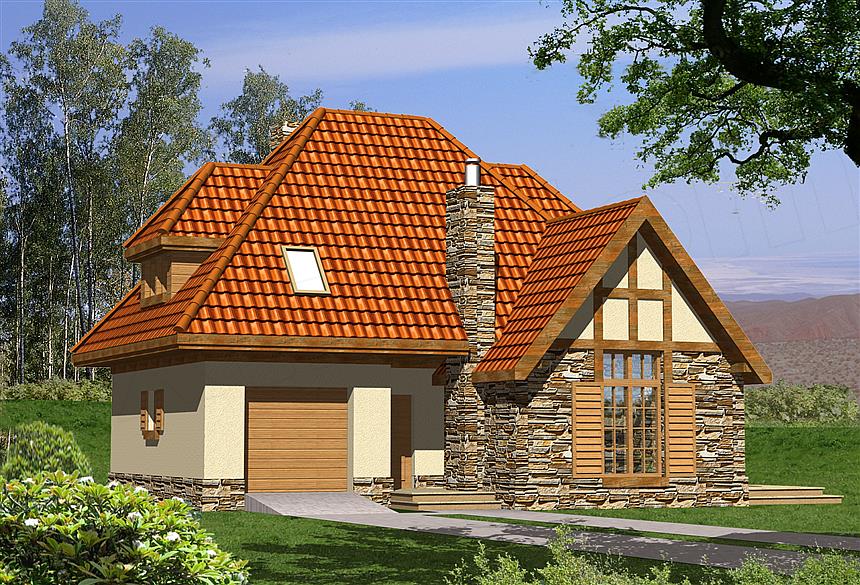 Projekt domu Skała