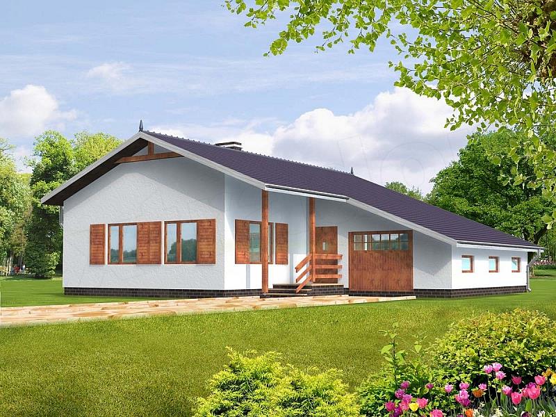 Projekt domu Magda drewniany