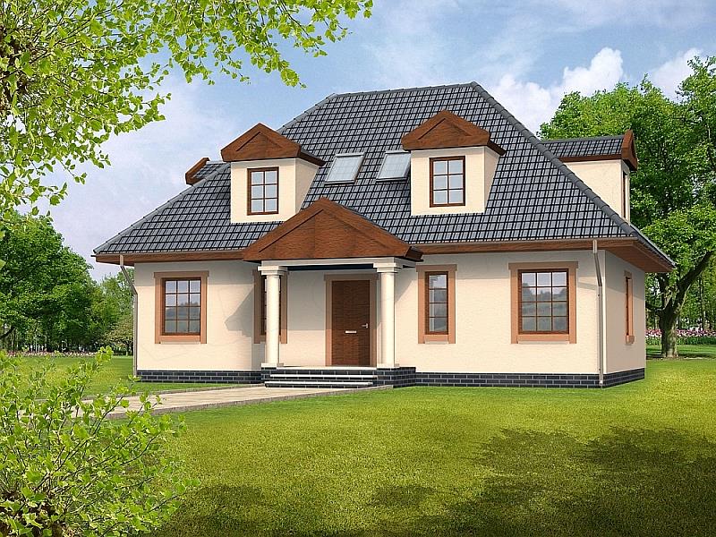 Projekt domu Amelia drewniany