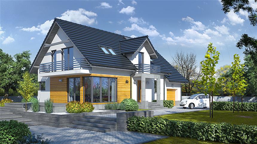 Projekt domu Biskupice 31
