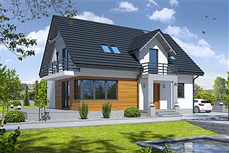 Projekt domu Biskupice 11