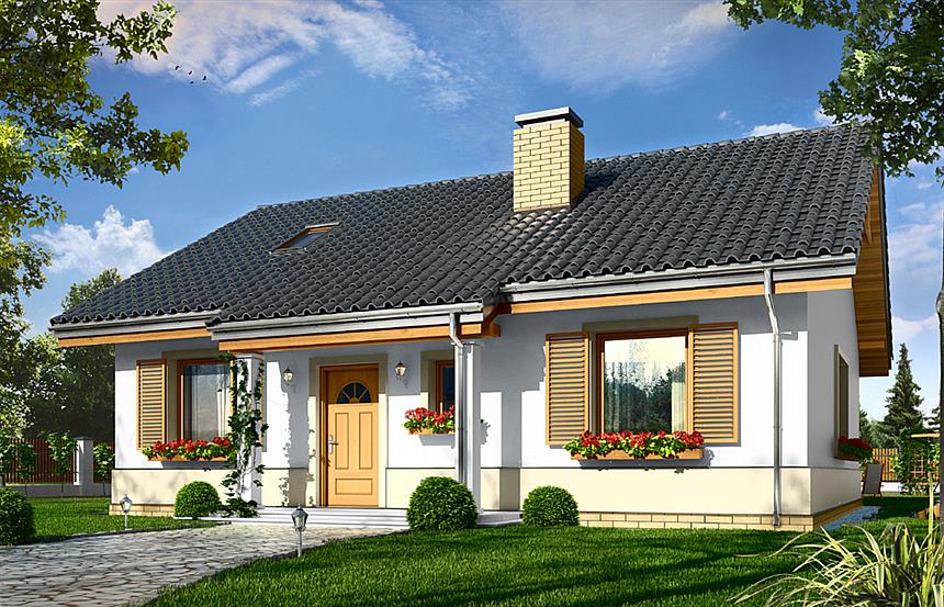 Projekt domu Żabka 3