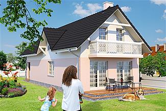 Projekt domu Ogród Sfinksa 64