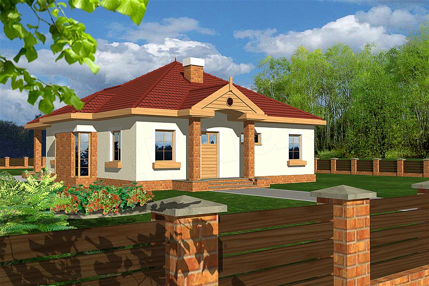 Projekt domu Bartosz bez garażu [B]