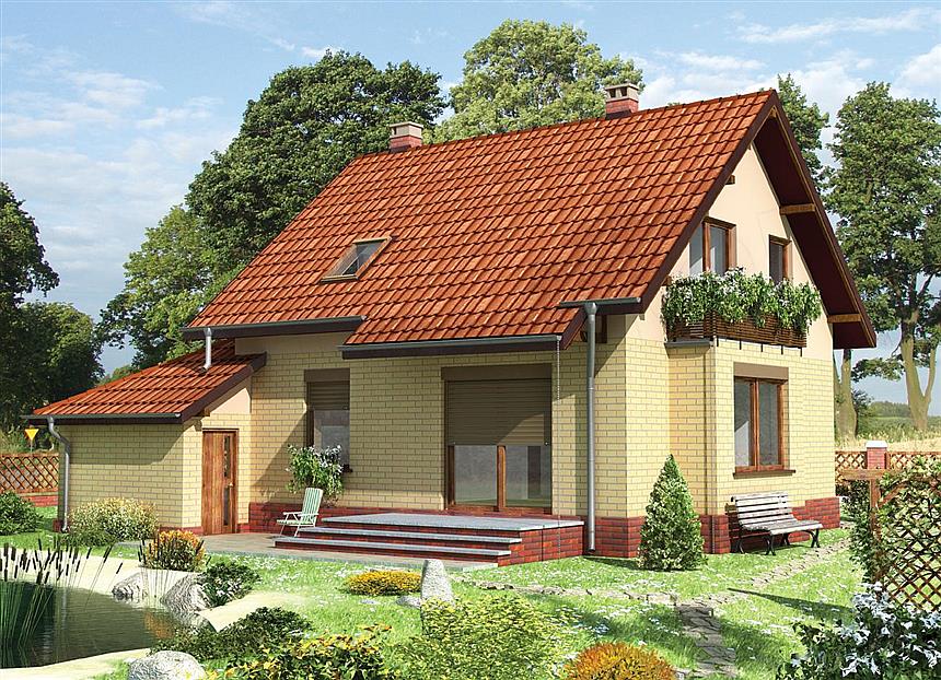 Projekt domu Robinia - murowana – silikaty