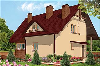 Projekt domu Rościce DM-6127