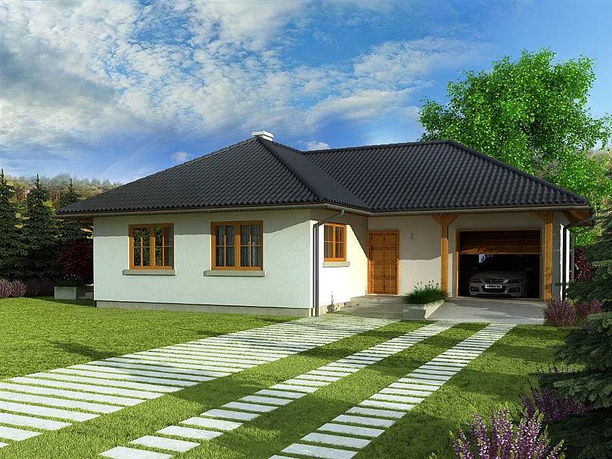 Projekt domu Domek Sosnowy+G (008 MR)