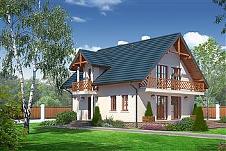 Projekt domu Maków 2p