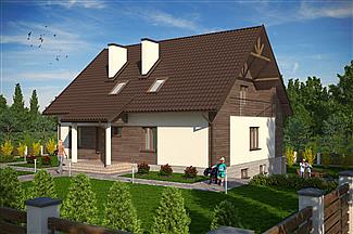 Projekt domu Borzęcin DM-5565