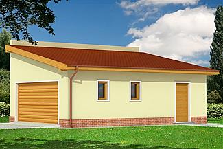 Projekt domu Garaż APG-2 wersja C garaż