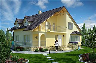 Projekt domu Białobrzegi DM-6084