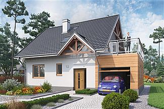 Projekt domu Brzask (94)