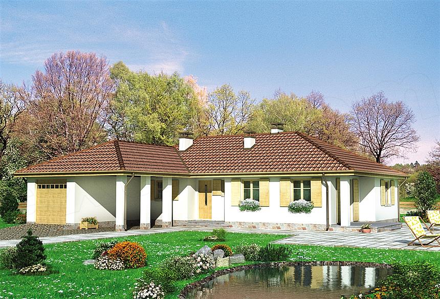 Projekt domu Zawilec - murowana – ceramika