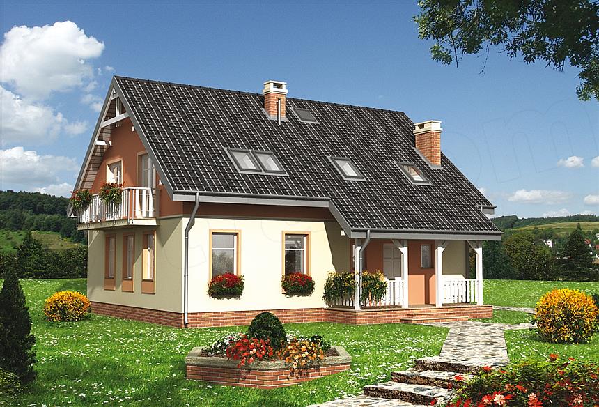 Projekt domu Morwa - murowana – ceramika
