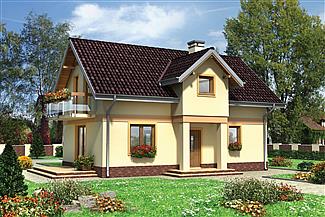 Projekt domu Strączek - murowana – ceramika