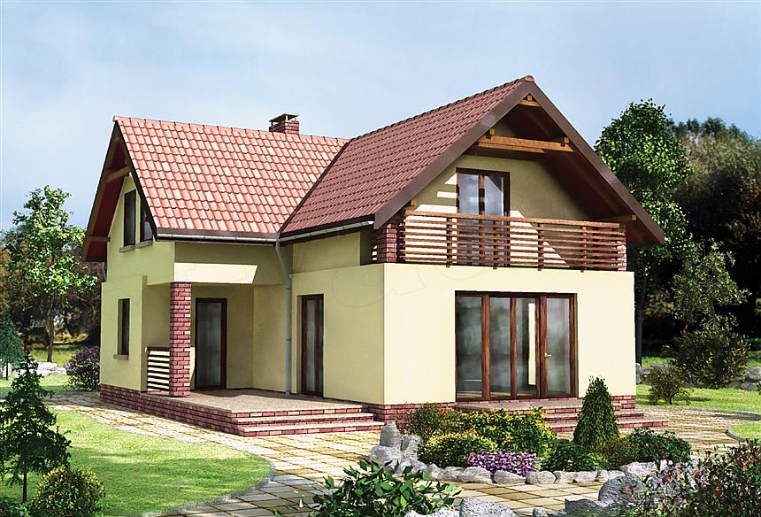 Projekt domu Michałek - murowana – ceramika