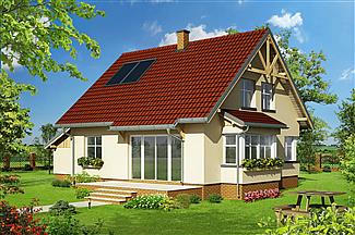 Projekt domu Żonkil Eko - murowana - beton komórkowy