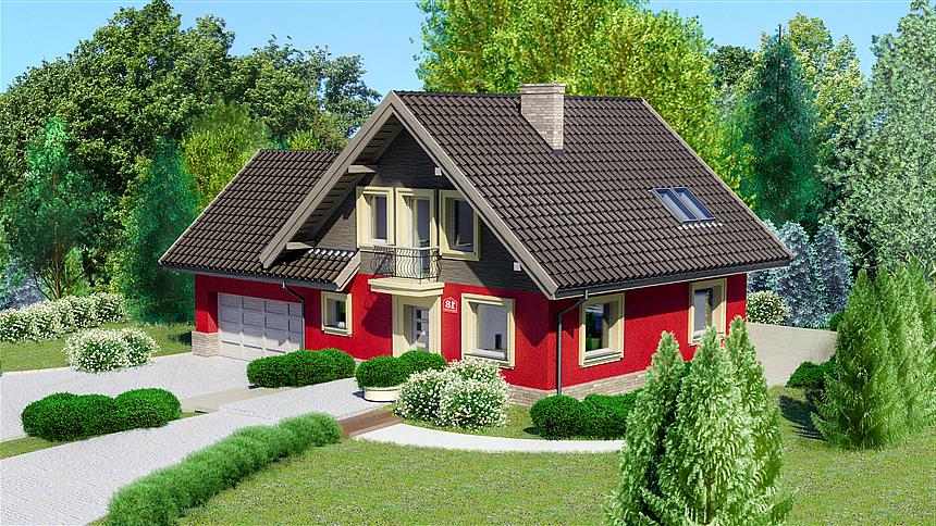 Projekt domu Dom przy Cyprysowej 18