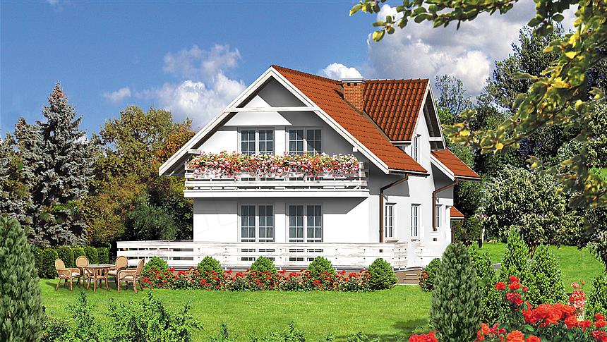 Projekt domu Dom przy Koniczynek