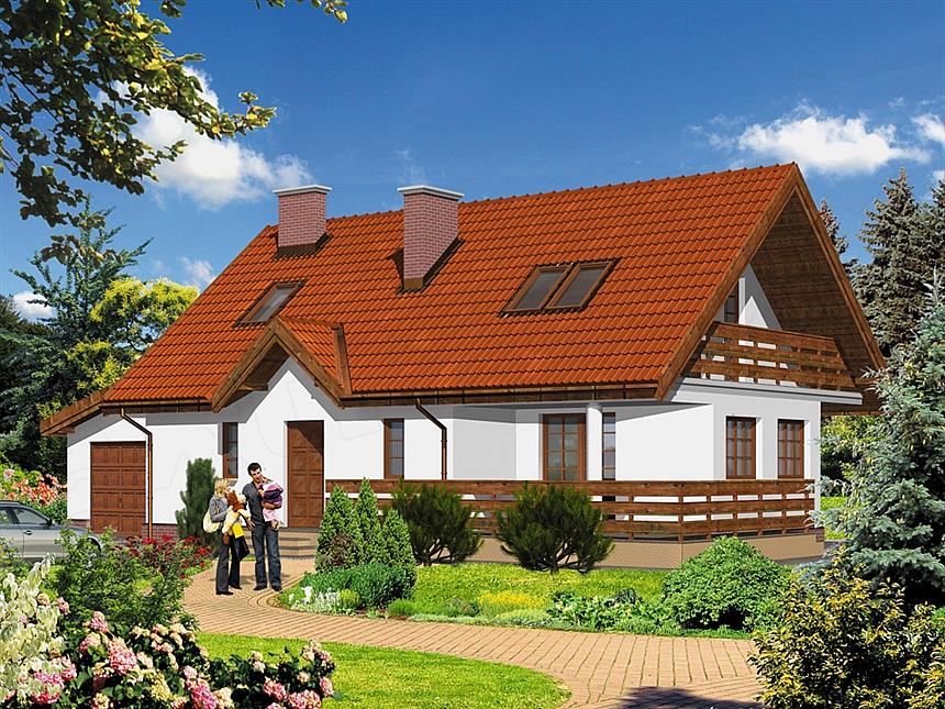 Projekt domu Dom przy Miłej