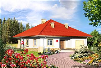 Projekt domu Dom przy Rubinowej
