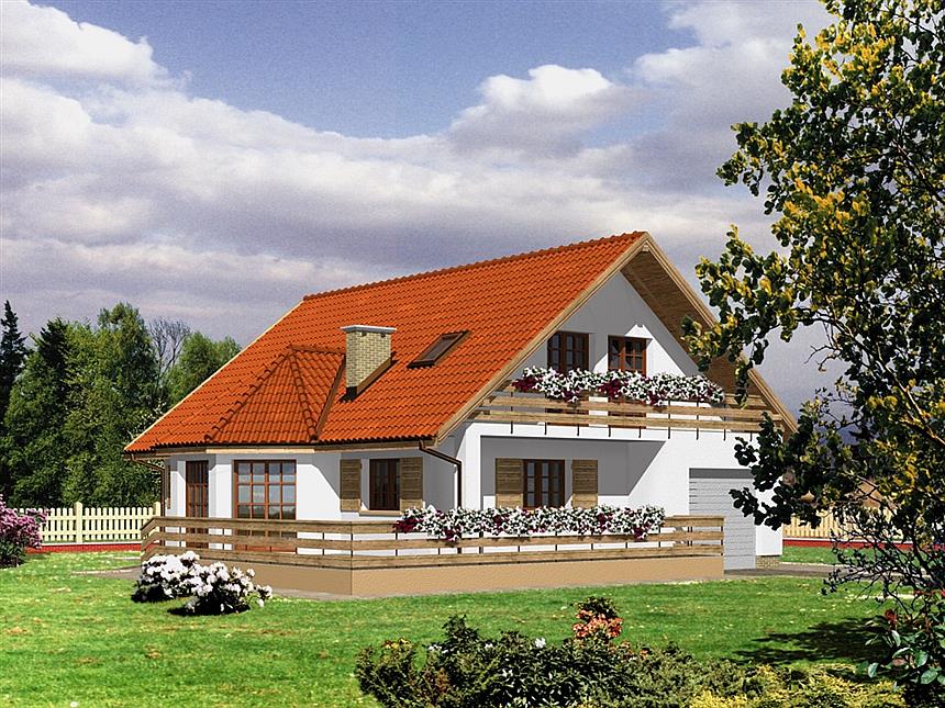 Projekt domu Dom przy Storczykowej