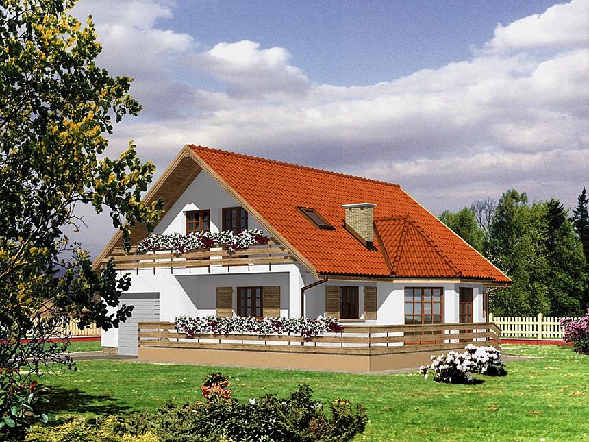 Projekt domu Dom przy Storczykowej